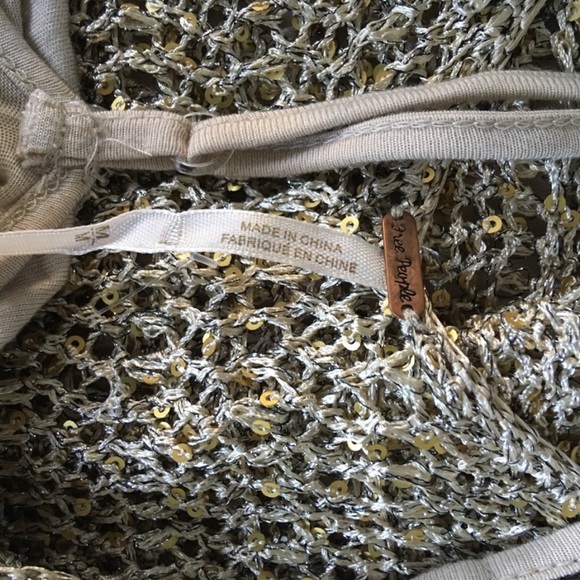 Free People sequin embroidered dress size M - Picture 3 of 8